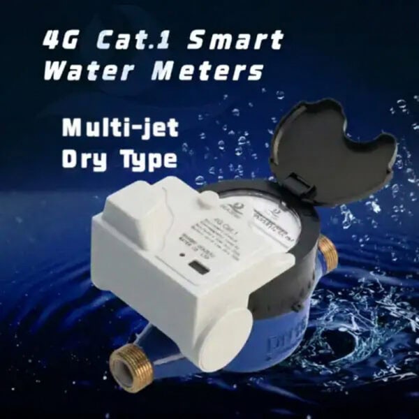 4G Cat.1 Smart Water Meters - Multi-jet Brass Body DN15 20 25