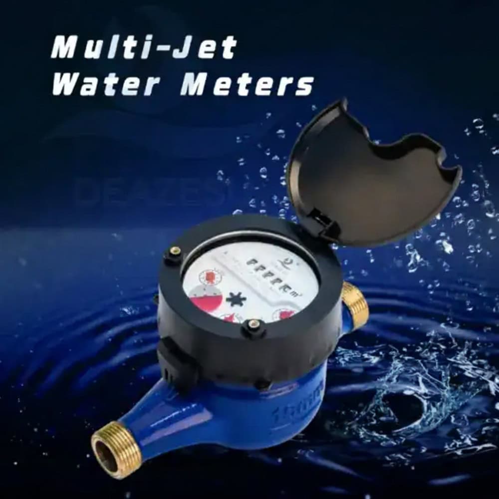 Multi-Jet Water Meters - Class 2 Brass Body Dry Type DN15 1/2"