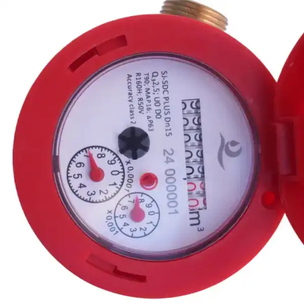 Any direction Single Jet Dry Type Water Meter Class 2 Brass Body With MID