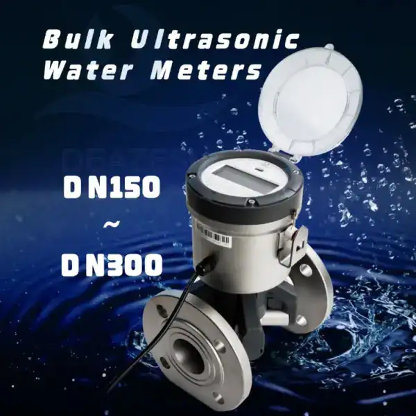 Bulk Ultrasonic Water Meter Stainless Steel body DN150-300 R500