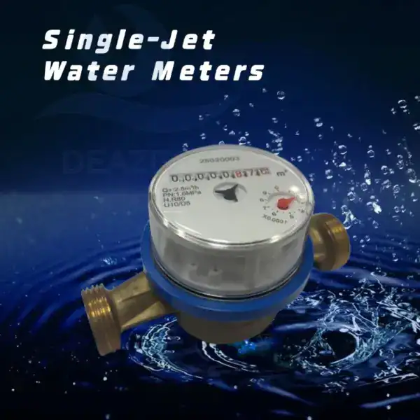 Eco-friendly R80 Single Jet Water Meter With or Without Pulse Output
