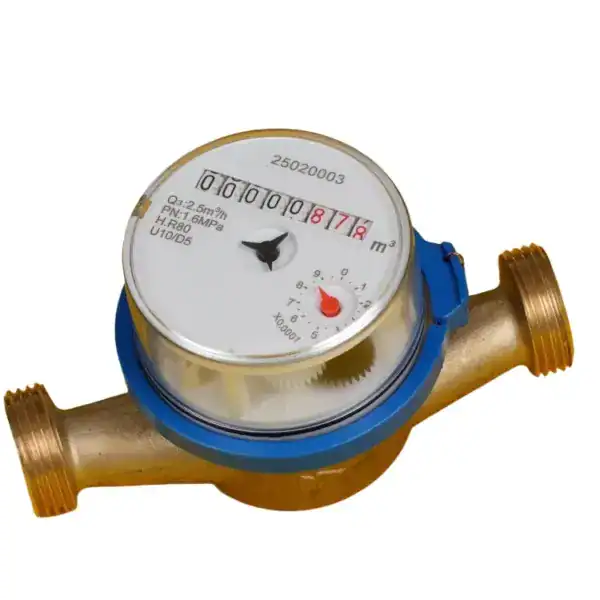 Eco-friendly R80 Single Jet Water Meter With or Without Pulse Output