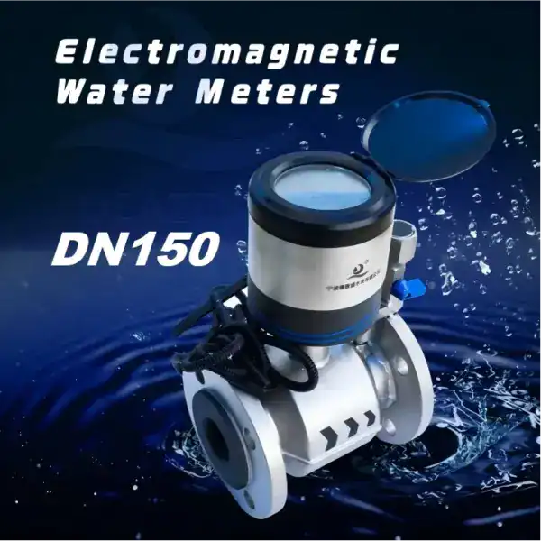 Electromagnetic Water Meter Stainless Steel body DN150 6" R400 R250