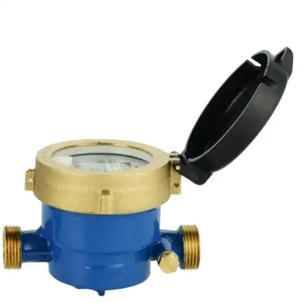 R160 Single Jet Water Meter  Semi-Dry Type Brass Body DN15 - 32