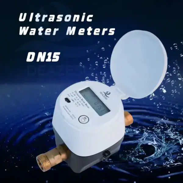 Residential Ultrasonic Water Meters Brass Body DN15 1/2" R400