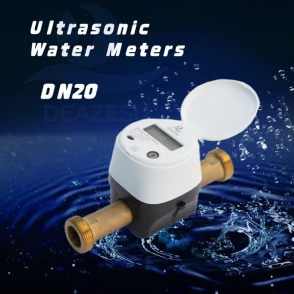 Residential Ultrasonic Water Meters Brass body DN20 3/4" R400