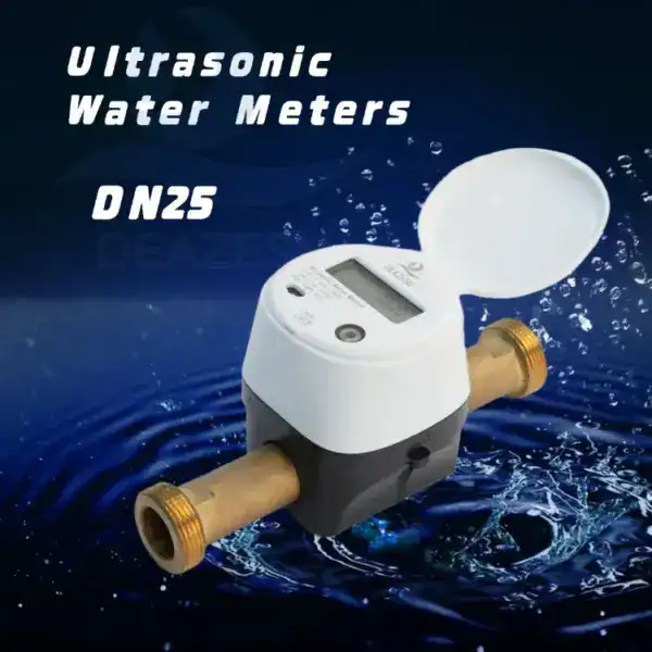 Residential Ultrasonic Water Meters Brass body DN25 1" R400