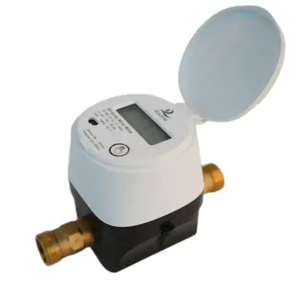 Residential Ultrasonic Water Meters Brass Body DN15 1/2" R400