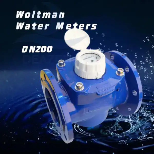 Woltman Water Meters - Class 2 Cast Iron Body Dry Type DN200 8"