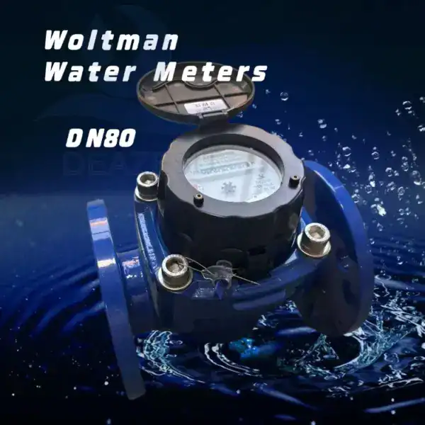 Woltman Water Meters - Class 2 Cast Iron Body Dry Type DN80 3"