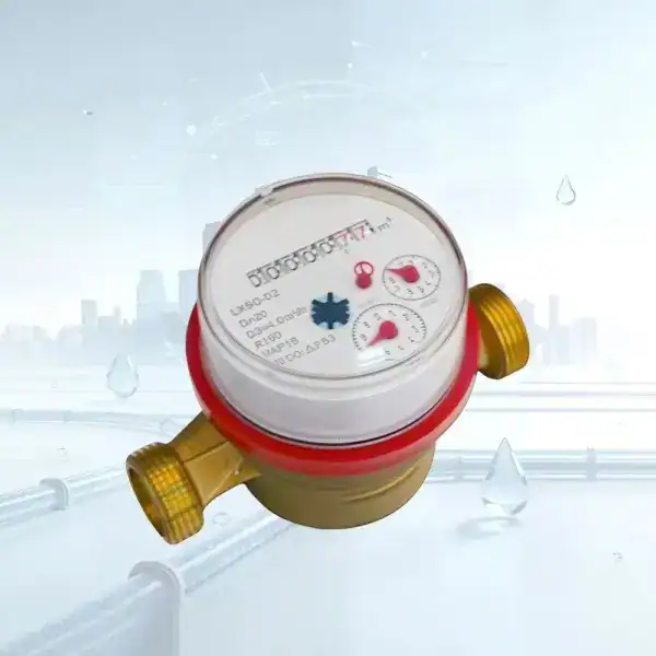 DN15 Brass Single Jet Dry Dial Water Meter - Individual Water Meters for Apartments
