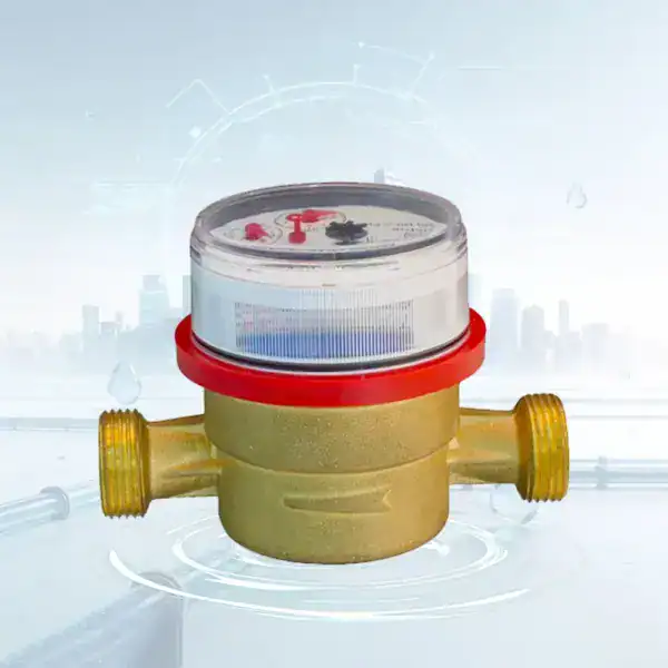 DN15 Brass Single Jet Dry Dial Water Meter - Individual Water Meters for Apartments