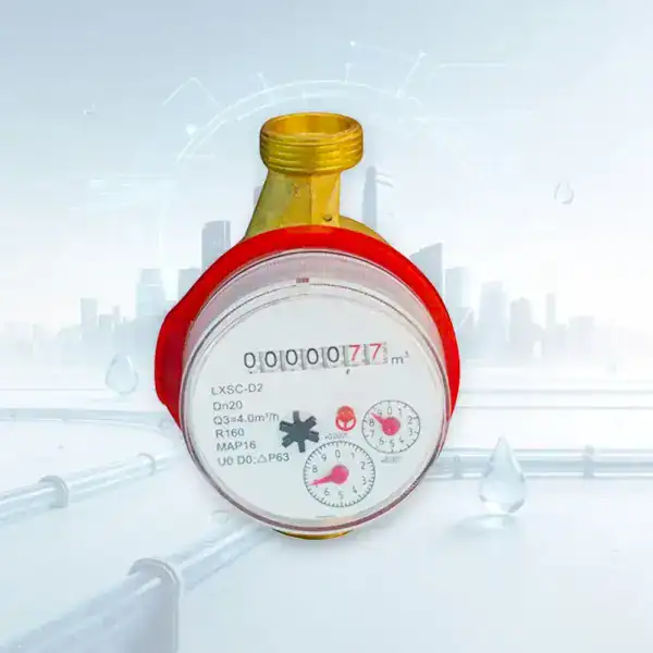 DN15 Brass Single Jet Dry Dial Water Meter - Individual Water Meters for Apartments