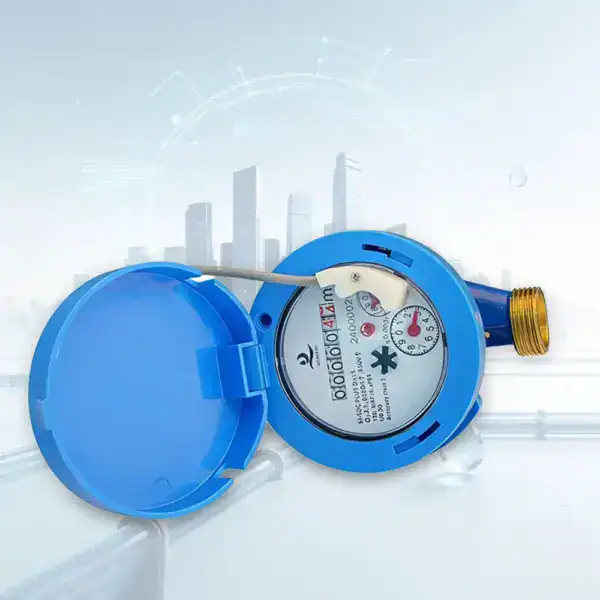 Brass Single Jet Dry Dial Water Meter - Class B R160 Accuracy