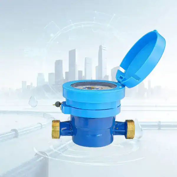 Brass Single Jet Dry Dial Water Meter - Class B R160 Accuracy