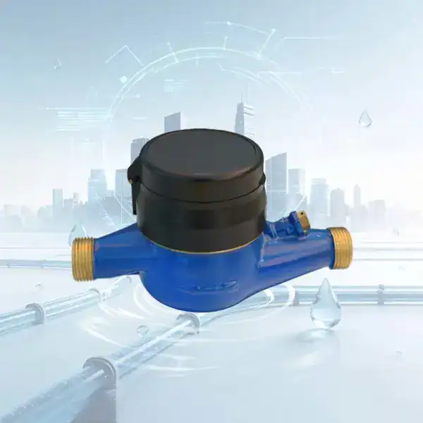 R160 Accuracy Brass Multi Jet Dry Type Water Meter With Inclined Register