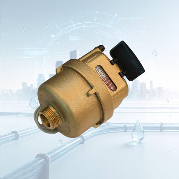 Water Measurement Meter Brass Body Household Volumetric Water Meter