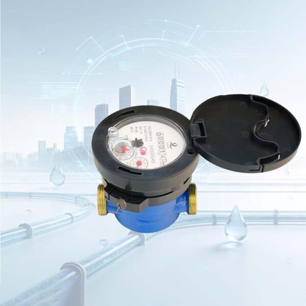 DN15 Single Jet Wet Type Water Meter Brass IP68