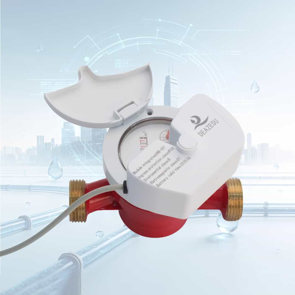 China NBIoT Smart Water Meter Single Jet Dry Type
