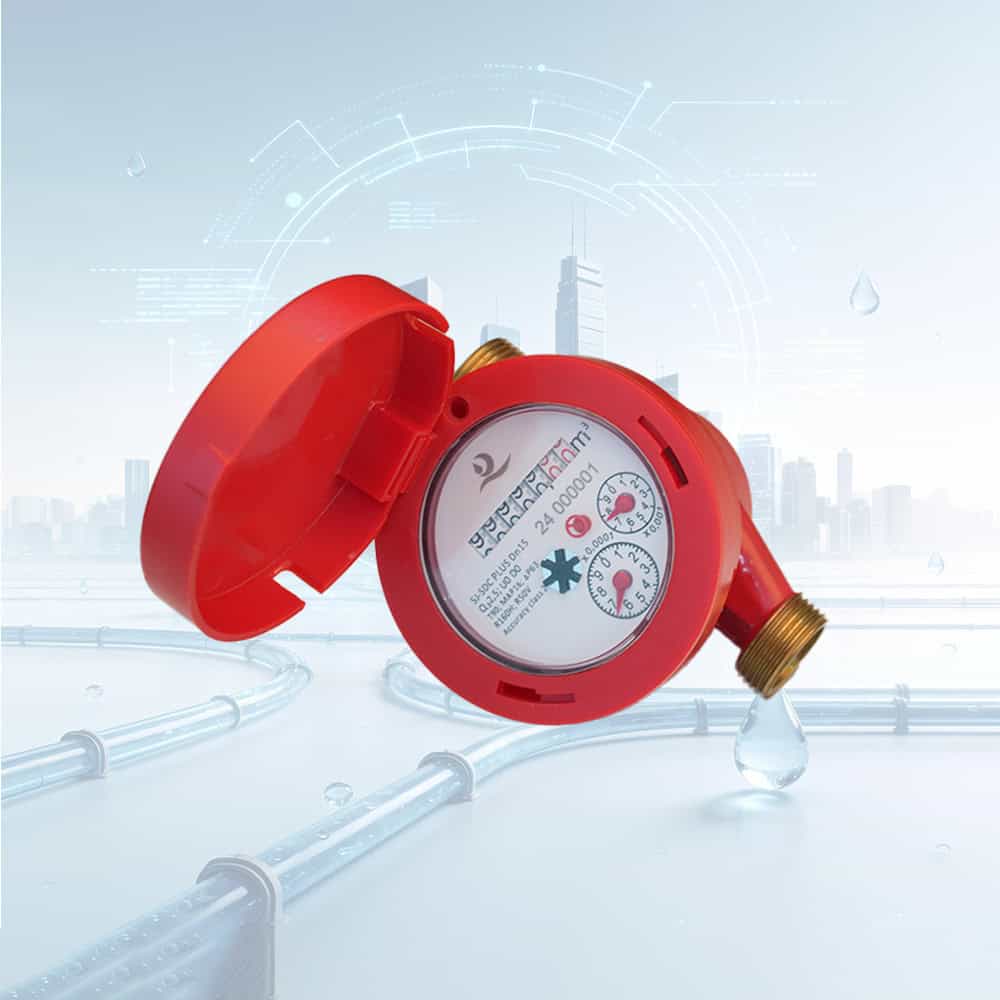 DN15 Single Jet Dry Dial Water Meter ISO 4064 - Image 3