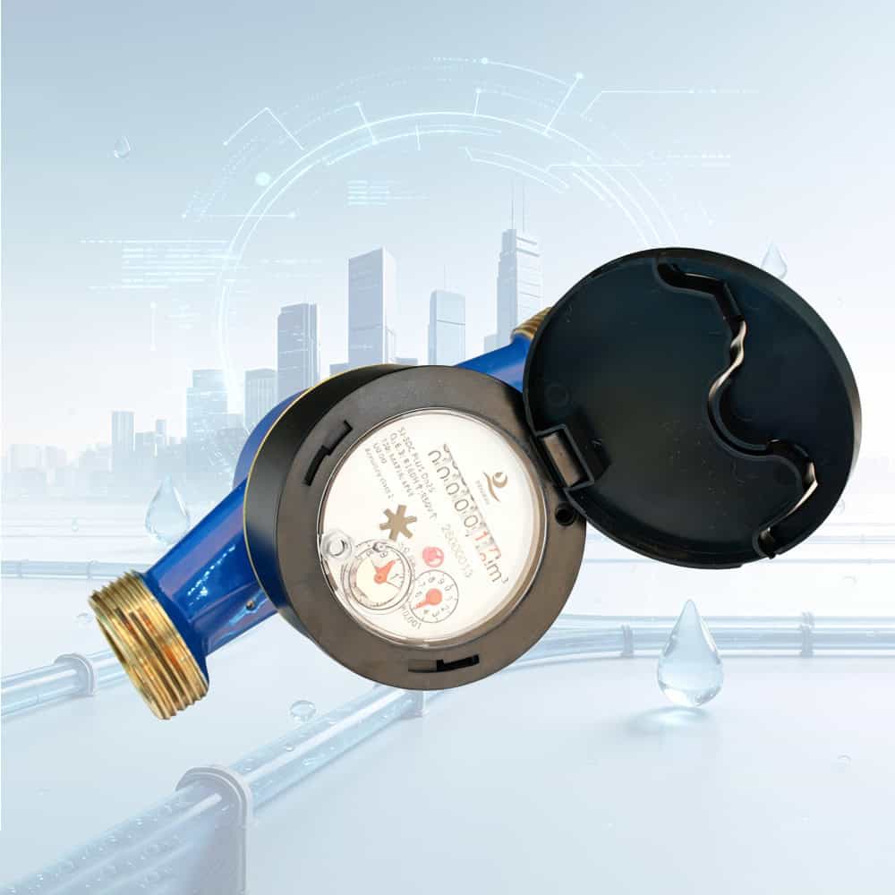 DN25 25mm Single Jet Dry Water Meter IP68 - Image 3