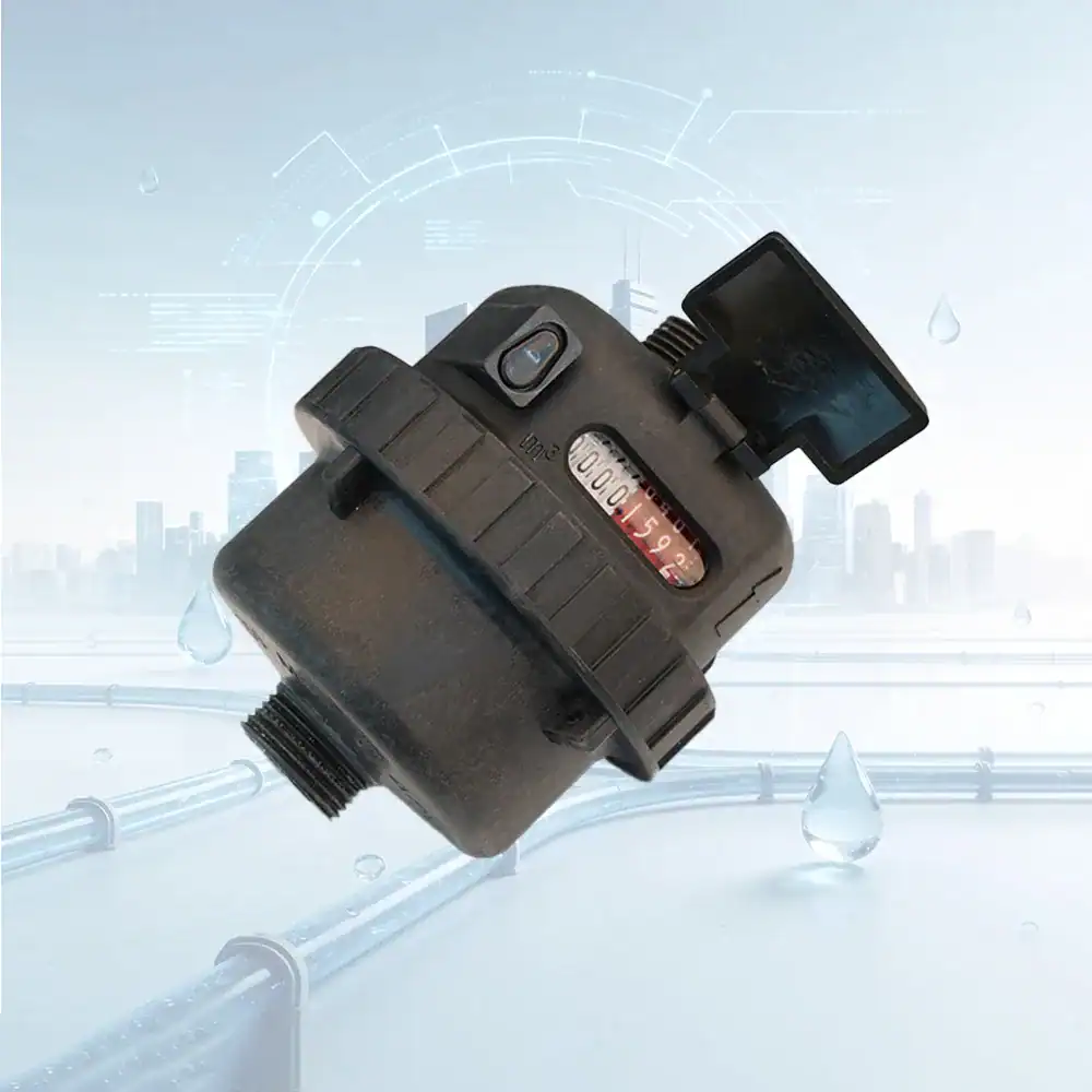 1/2 DN15 Plastic Body Water Meter Flow Measurement Solution - Image 2