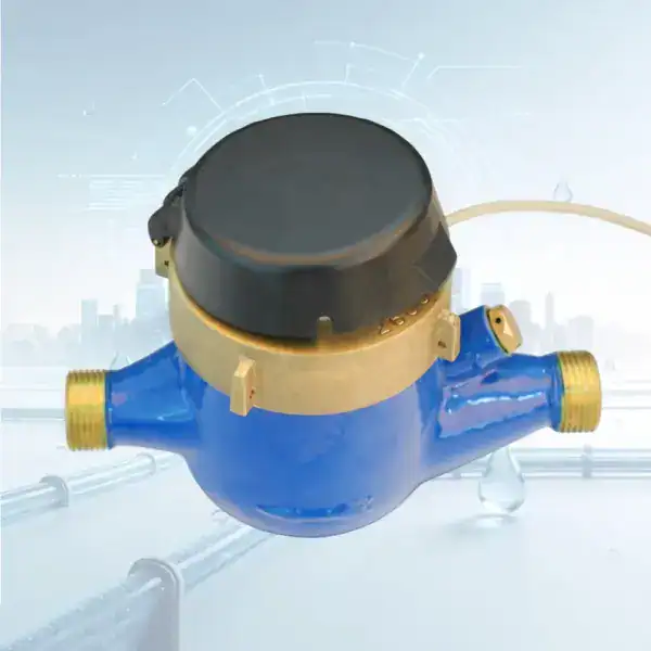 DN15 Brass Body Magnetic Water Meter with Tamper Protection