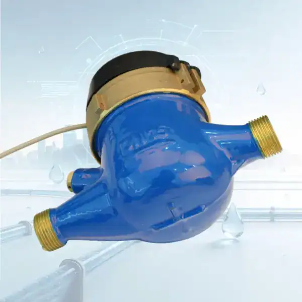 DN15 Brass Body Magnetic Water Meter with Tamper Protection