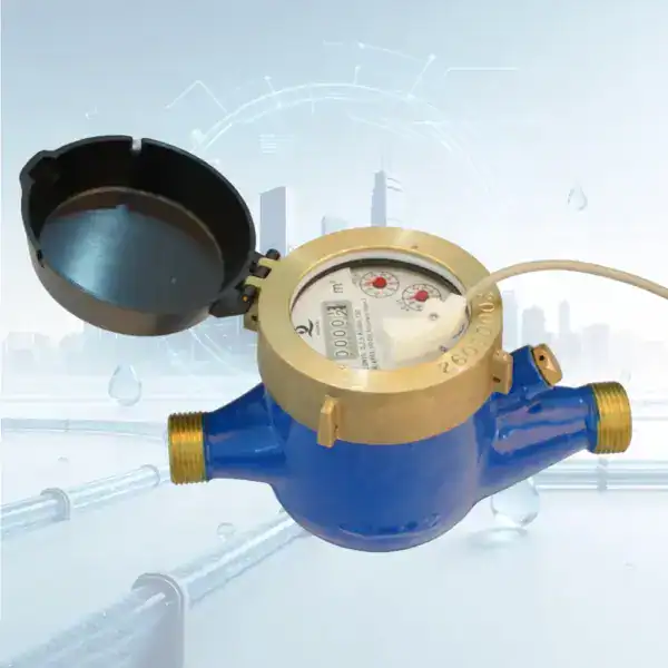 DN15 Brass Body Magnetic Water Meter with Tamper Protection