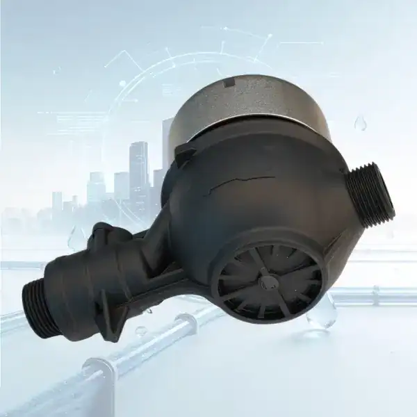 DN15 Multi Jet Mechanical Water Meter with Gate Valve