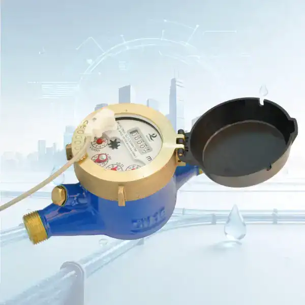 DN15 Brass Body Magnetic Water Meter with Tamper Protection